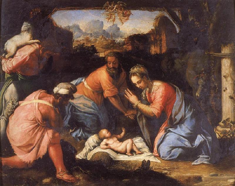 Francesco Salviati The Adoration of the Shepherds